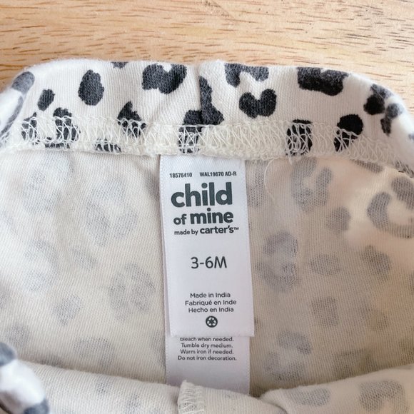 🧸 SALE! (5/$15, 8/$22, 12/$30) Carter's Animal print legging 3-6m baby girl - Picture 4 of 4